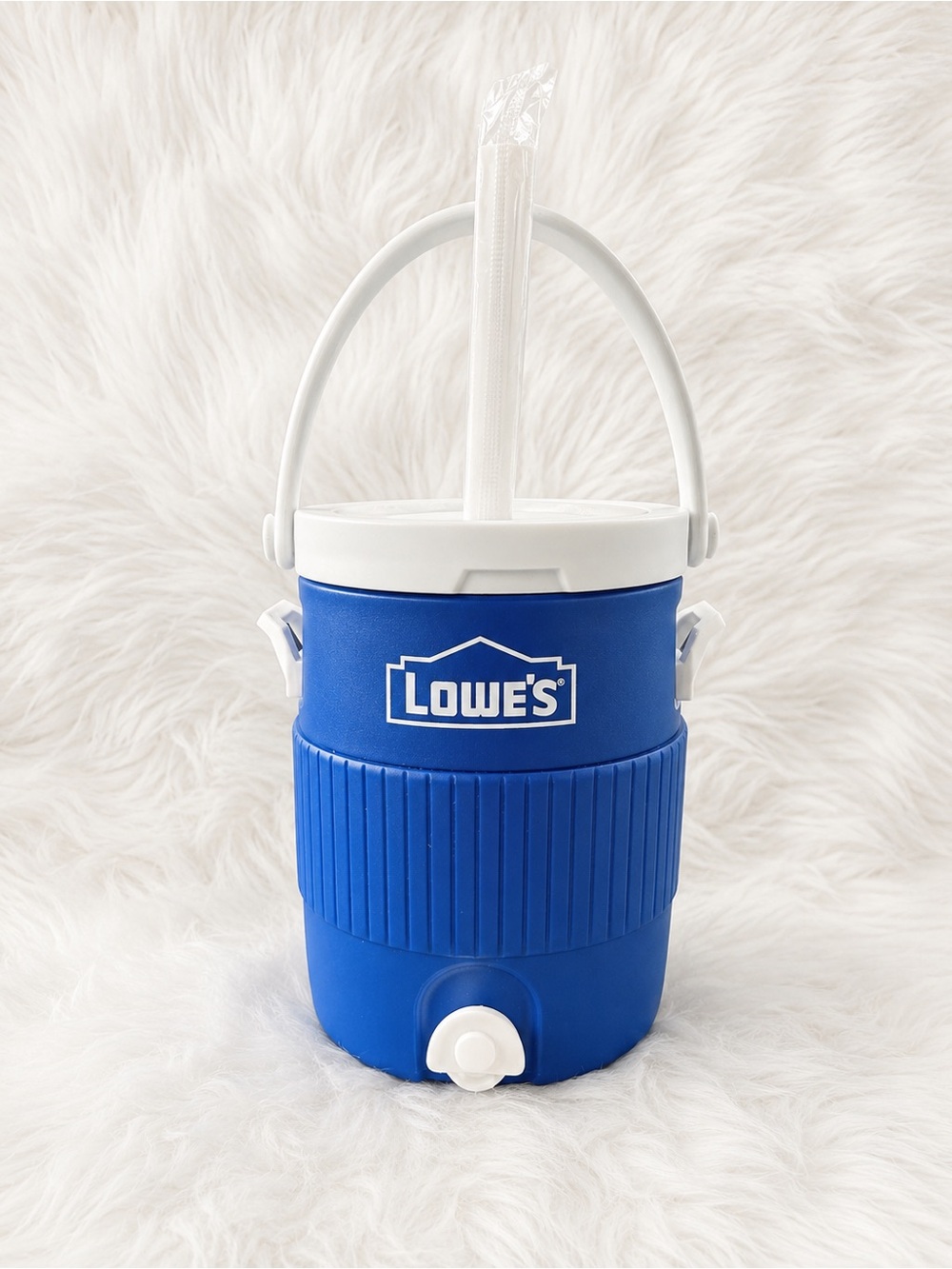 Lowe’s Mini Cooler Drinking Cup 19oz Straw MyLowe’s Rewards Exclusive NEW